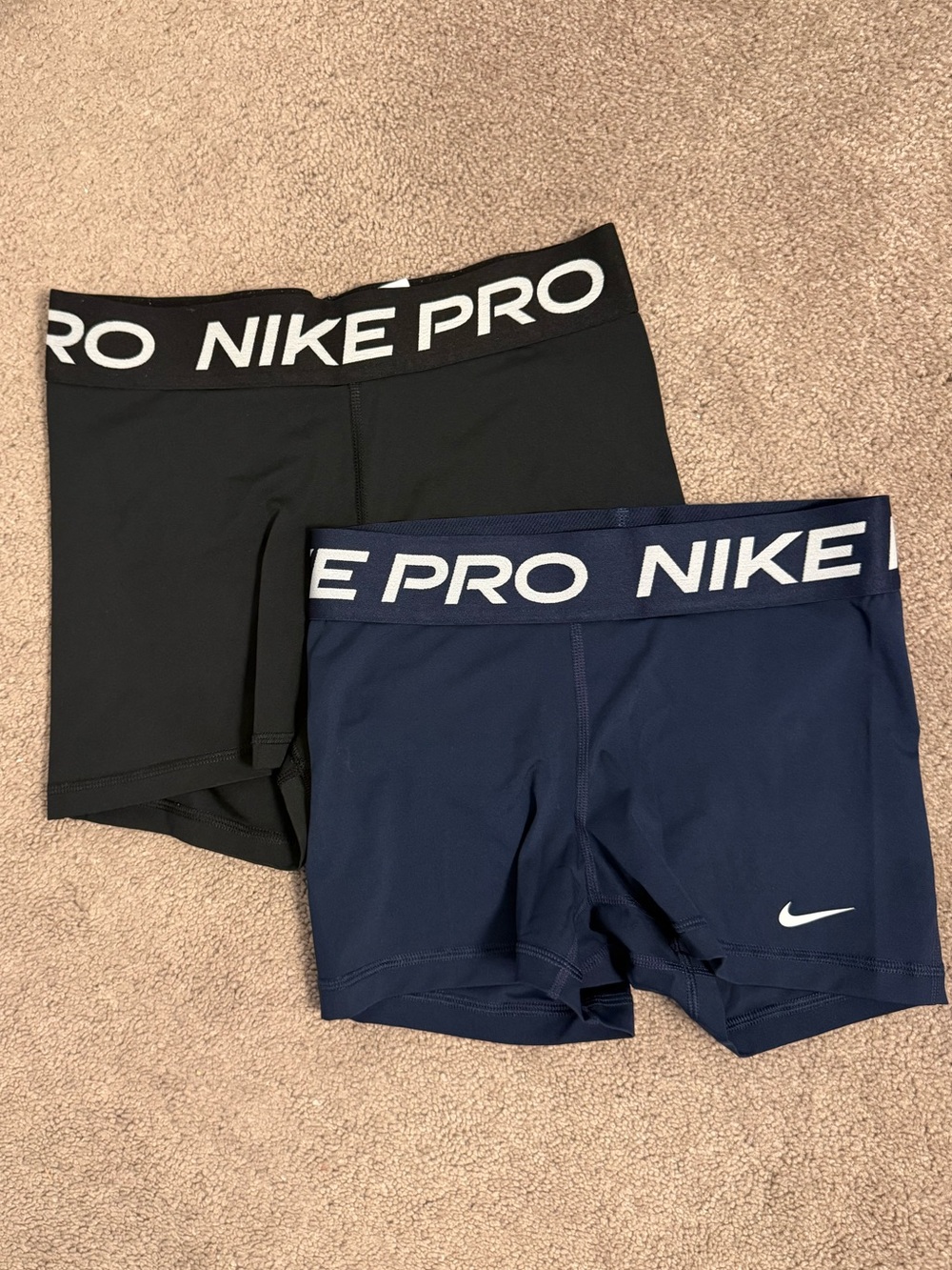 Nike Pro Spandex - 2 Pack Black & Navy